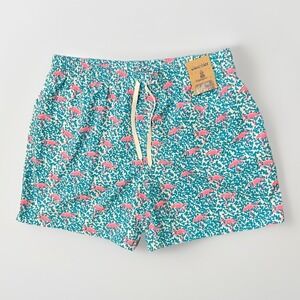 Chubbies 5.5" Swim Trunks Men's 2XL The Domingos Are For Flamingos Lined NEW